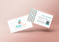 Cartão de Visitas - Arte Lu